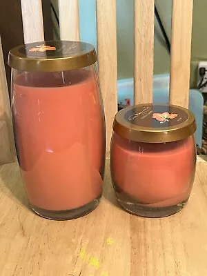 2 Retired Yankee Candle Pure Radiance Candles 22 Oz & 10 Oz Nectar Unused • £19.27