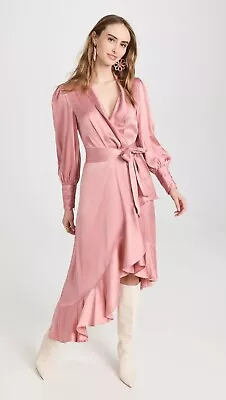 Zimmermann Silk Wrap MIDI Dress Size 0 • $379