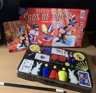 RARE Vintage Magic Trick Box Set & Instruction Pocket Toy Card Game Fun Kids • £14.99