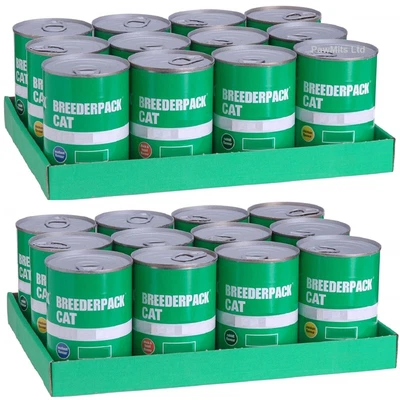 £14.85 • Buy BREEDERPACK CAT PREMIUM CHUNKS IN JELLY VARIETY PACK Wet Food - 12 Or 24 Tins
