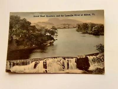 Arrow Head Mountain Lamoille River Milton Vermont 1913 Postcard • $5.99