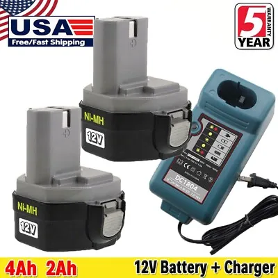 Replace For MAKITA 1222 1220 12V NiMH Battery 1233 PA12 192598-2 6213D Charger • $17