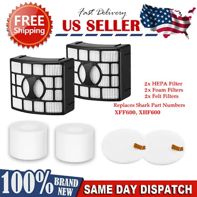 2 HEPA+2 Foam&Felt Filter For Shark Vacuum ZD550 ZD550 31 Vacuum Cleaner Parts • $12.78