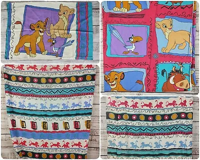 Vintage 1990s The Lion King Twin Pillowcase Sheets Comforter Set Bedspread • $35