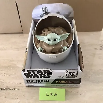 Star Wars Disney The Mandalorian Baby Yoda The Child In Pram Remote Control New • $14.95