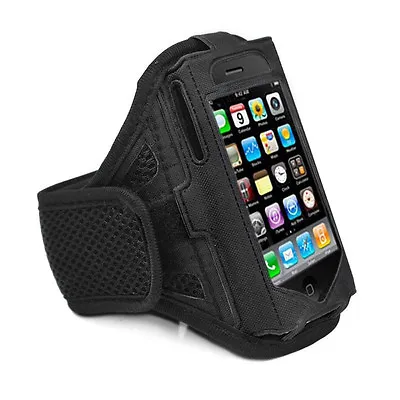 IPhone 4 4S Strong ArmBand Case Cover For SPORTS GYM BIKE CYCLE JOGGING Smooth  • £2.85