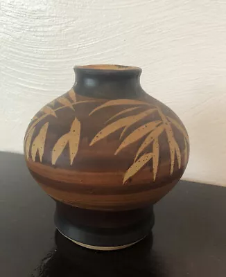 1971 B Welsh Pacific Stoneware Pottery Vase Made In USA • $24