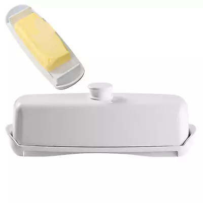 Stylish Butter Dish With Snap Seal Lid Serveware For Fresh Butter • $24.38