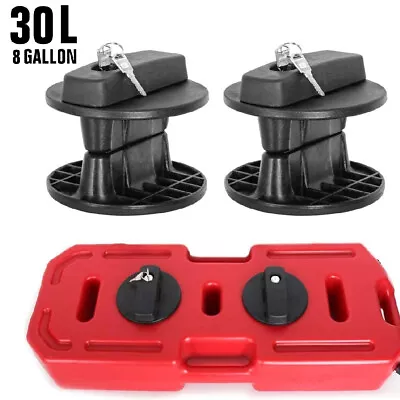 8 Gallon Fuel Pack Gas Container Fuel Can W/Lock For Jeep ATV UTV Polaris RZR • $151.99