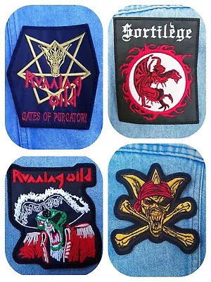 Sortilege Running Wild Embroidered Patch Heavy Metal Manowar Judas Priest Saxon • $6