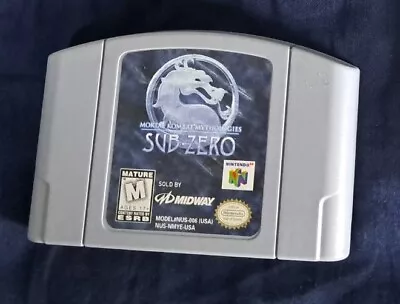 Mortal Kombat Mythologies Sub-Zero For N64 Cart Only • $20