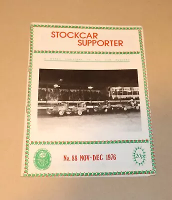 Stockcar Supporter Magazine No. 88 Nov/Dec 1976 (Brisca F1/F2) • £1.59