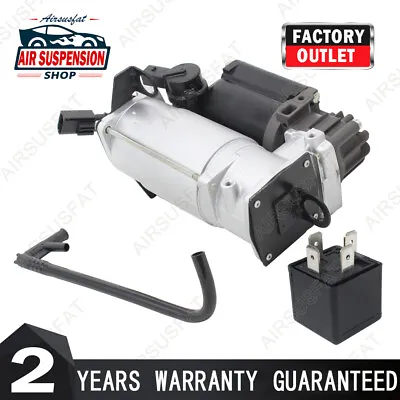 For Mercedes W220 W211 W219 1999-2010 Air Suspension Compressor W/ Tube & Relay✅ • $116.99