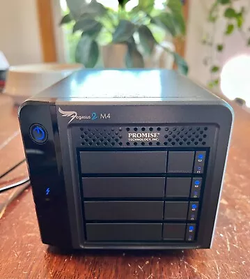 PROMISE Pegasus2 M4 - 4 Bay RAID Storage - 8 TB  • $400