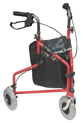Lightweight Tri-Walker 3 Wheel Folding Rollator Mobility Walking Aid Frame  • £78