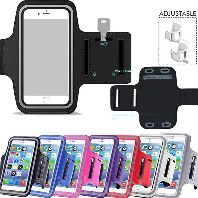 For IPhone 12 11 PRO XS MAX Sports Running Jogging Gym Armband Phone Holder • £4.94