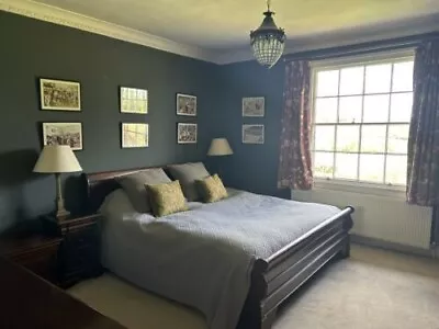 £300 • Buy Mahogany Sleigh Super-king Size Bed 