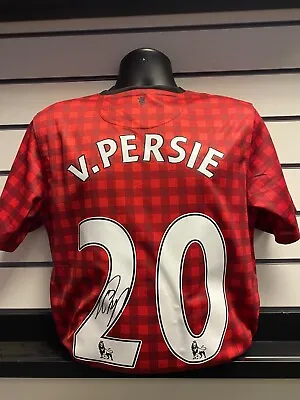 Robin Van Persie - Manchester United - Retro Hand-signed Replica Shirt • £249