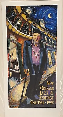 1998 Jazz Fest Poster  Dr. John  By James Michalopoulos • $1000