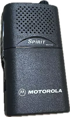 Motorola Spirit MV11C P23SRH03F2BA Black Portable 2-Way Radio-No Antena/Charger • $49.99