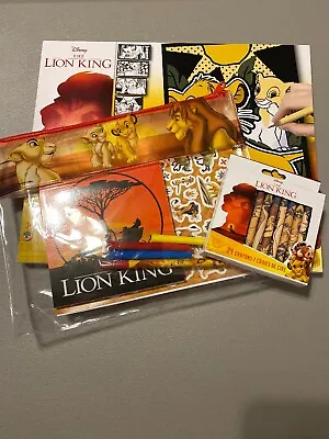 The Lion King Color Your Own Velvet Poster W/Stickers And Crayons • $9.95
