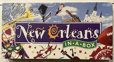 NOS Vintage  New Orleans In A Box  MONOPOLY Style Board Game Factory SEALED • $13.95