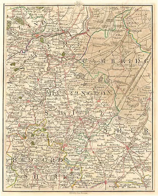 EAST ENGLAND.Isle Of Ely Fens Cambridge Peterborough Bedford Hunts.CARY 1794 Map • £36