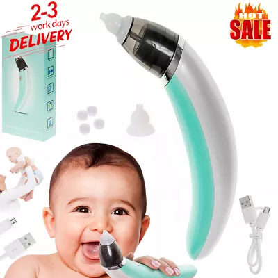 Nasal Aspirator Baby Runny Nose Cleaner Mucus Remover From Birth Infant Safe New • £0.06