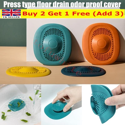 £3.46 • Buy Sink Strainer Bathroom Drain Hair Trap Catcher Bath Stopper Plug Filter Shower.