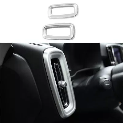 Matt Silver Dashboard L&R AC Air Outlet Vent Cover Trim For Volvo XC40 2019-2023 • $32.99