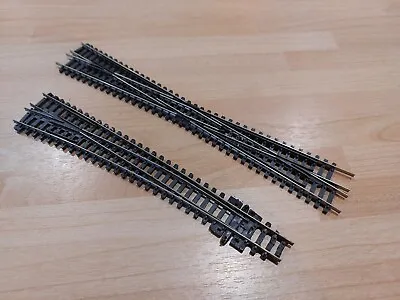 Peco N Gauge Track. Long Crossing SL-394 And SL-387 Curved Turnout Large Radius • £8