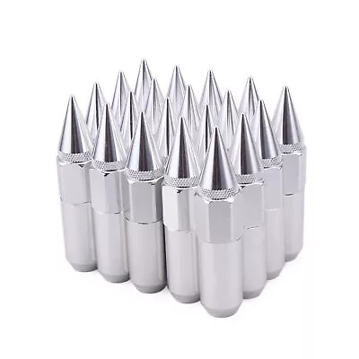 Cap Spiked Racing Wheel Lug Nuts 20PCS M12 X 1.5mm 60mm Arrow Style • $31.99