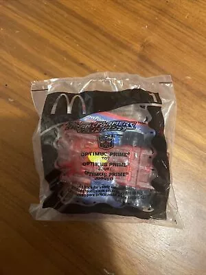 NEW McDonald’s Transformers Armada OPTIMUS PRIME 2002 Happy Meal Toy #1 NIP • $4.99