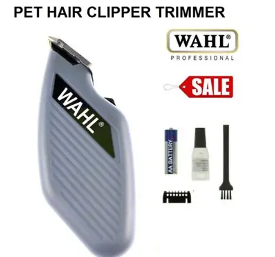 WAHL Cordless Pet Dog Hair Clipper Trimmer Cat Grooming With Cut Guides • $42.50