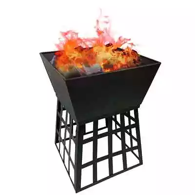 $15 • Buy 500°C Iron Large Fire Pits Cast Iron Firepit Modern Stylish BBQ Burn Pit Outdoor