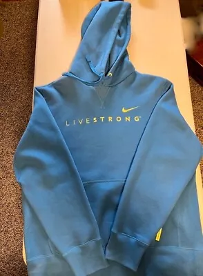 NIKE LIVESTRONG Hoodie - YELLOW LOGO  - Y2K - XL • $17.99