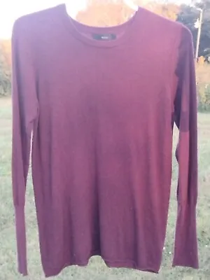 Mossimo Woman's Long Sleeve Sweater Size L Mulberry Color • $4.99