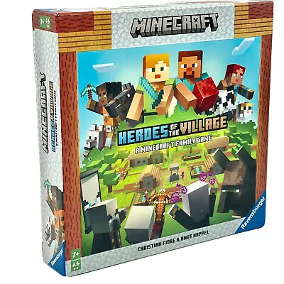 Minecraft  Family Board Game Heroes Of The Village By Ravensburger-Open Box • $44.86