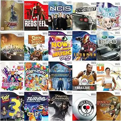 Nintendo Wii Games - Buy A Game Or Bundle Up - Fast Dispatch • £5.99