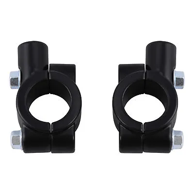 Motorcycle Universal 7/8  10mm Handlebar Mount Mirrors Clamp On Brackets For ATV • $7.10