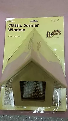 Dollhouse Houseworks Ltd Gable Dormer Window 1:12 Scale  #7017 ~ Unfinished Wood • $20