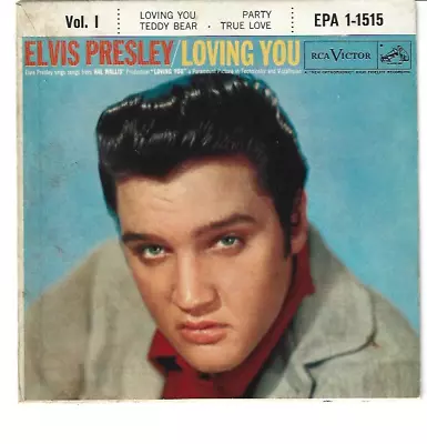 Elvis Presley 45rpm Ep On Rca Victor Records  Loving You  • $33.99