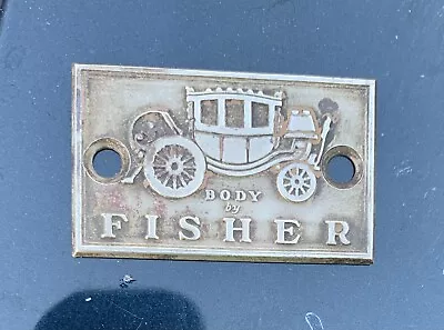 Vintage Body BY FISHER GM Badge Rare NAME PLATE Emblem • $55