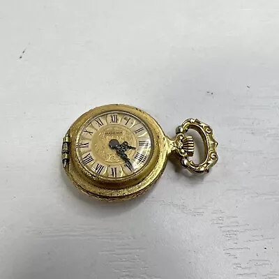 Vintage Estate Bucherer Wind Up Pocket Watch Pendant *Read Description • $24.95