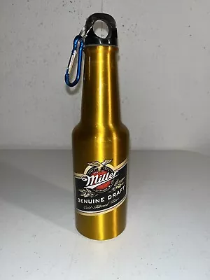 Miller Genuine Draft MGD Gold Colored Aluminum Water Bottle 500ML • $6