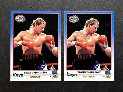 1991 Kayo Boxing Tommy Morrison 60 Rising Star Heavyweight Trading Card Rocky Mt • $10.72