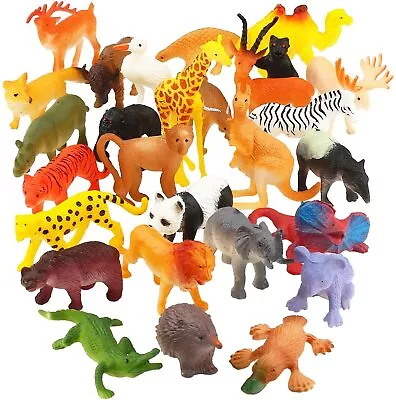 $12.99 • Buy Animal Toy, 32 Pack Mini Wild Plastic Animals Models Toys Kit, Jungle Realistic