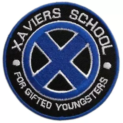 Xaviers School Gifted Youngsters X Men Iron On Sew On Embroidered Patch • £2.37