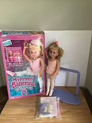 Vintage 1990 Tyco My Pretty Ballerina Doll With Box • $9.99