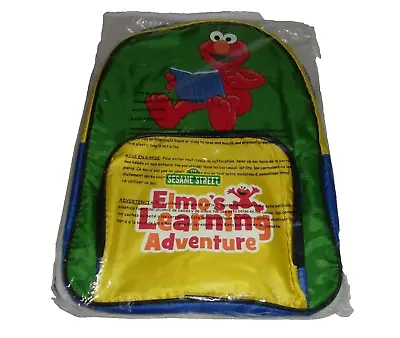 SESAME STREET Elmo's Learning Adventure Backpack - Bookbag - NEW - FREE SHIP • $24.65